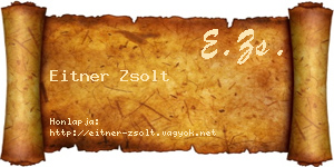 Eitner Zsolt névjegykártya